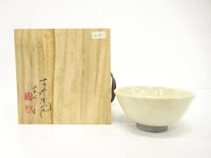 東州造　粉引　茶碗